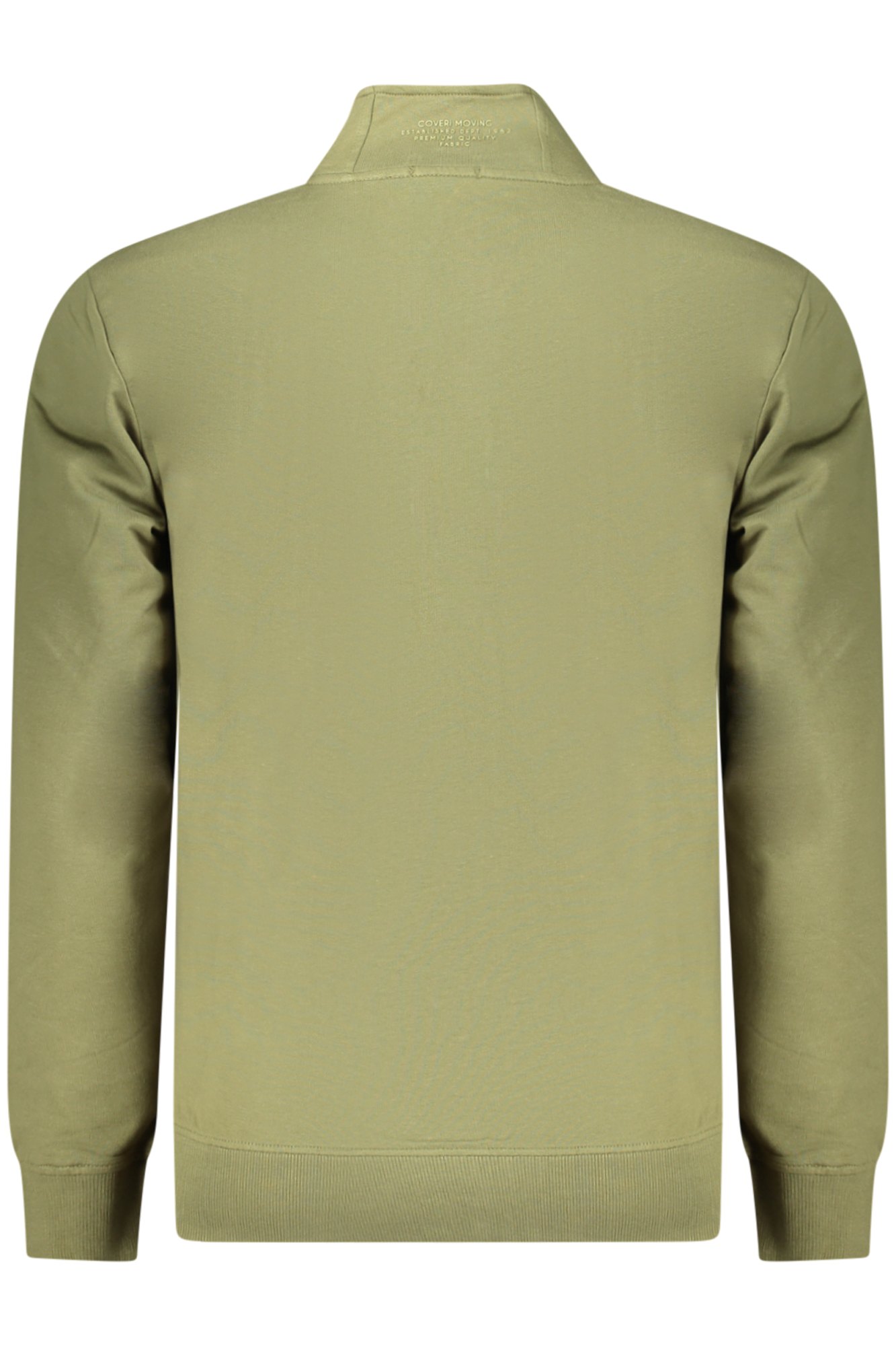 COVERI MOVING MEN'S ZIP-UP SWEATSHIRT GREEN - Image 2