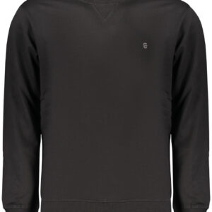 COVERI MOVING MEN'S BLACK ZIP-UP SWEATSHIRT COVERI MOVING