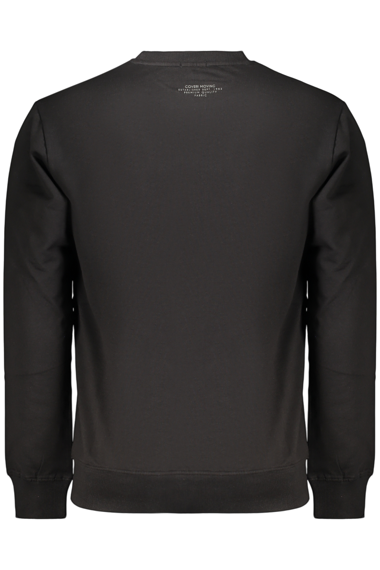 COVERI MOVING MEN'S BLACK ZIP-UP SWEATSHIRT - Image 2