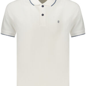 COVERI MOVING MEN'S SHORT-SLEEVE POLO SHIRT WHITE COVERI MOVING
