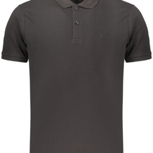 COVERI MOVING MEN'S SHORT-SLEEVE POLO SHIRT BLACK COVERI MOVING