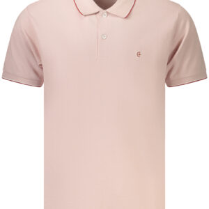 COVERI MOVING MEN'S SHORT-SLEEVE POLO SHIRT PINK COVERI MOVING