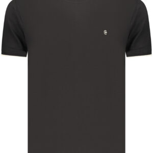 COVERI MOVING MEN'S SHORT-SLEEVE T-SHIRT BLACK COVERI MOVING