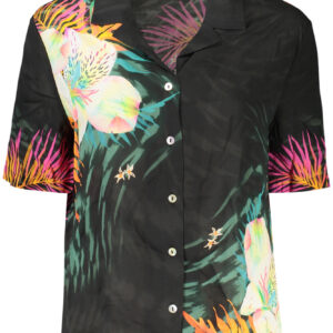 DESIGUAL WOMEN'S SHORT-SLEEVED SHIRT BLACK DESIGUAL