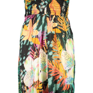 DESIGUAL WOMEN'S BLACK OVERALLS DESIGUAL