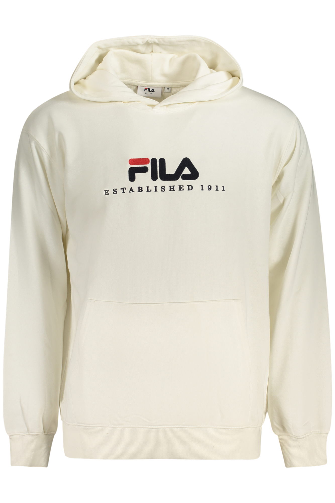 FILA MEN'S WHITE ZIP-UP SWEATSHIRT FILA