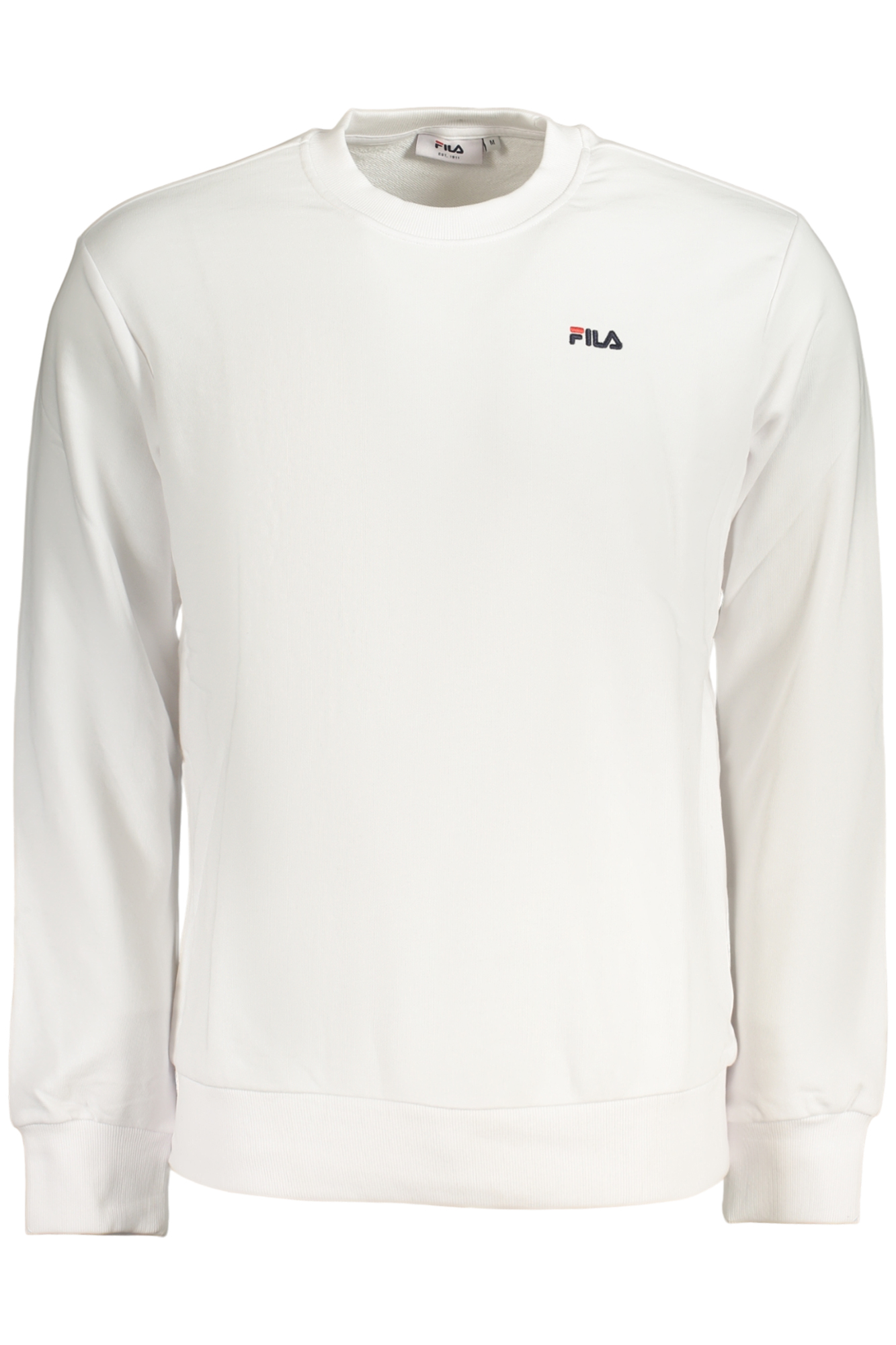 FILA MEN'S WHITE ZIP-UP SWEATSHIRT FILA
