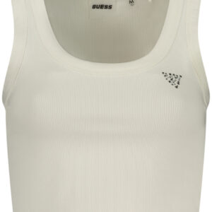 GUESS JEANS WOMEN'S WHITE TANK TOP GUESS JEANS