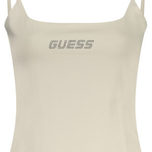 GUESS JEANS WOMEN'S WHITE TANK TOP GUESS JEANS