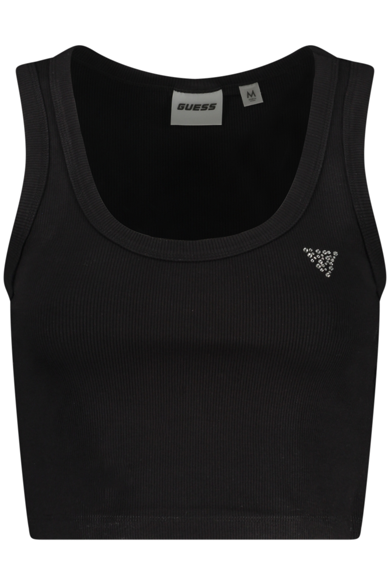 GUESS JEANS WOMEN'S BLACK TANK TOP GUESS JEANS