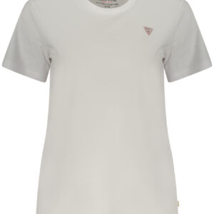 GUESS JEANS WOMEN'S SHORT-SLEEVE T-SHIRT WHITE GUESS JEANS