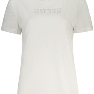 GUESS JEANS SHORT SLEEVE T-SHIRT WOMEN WHITE GUESS JEANS