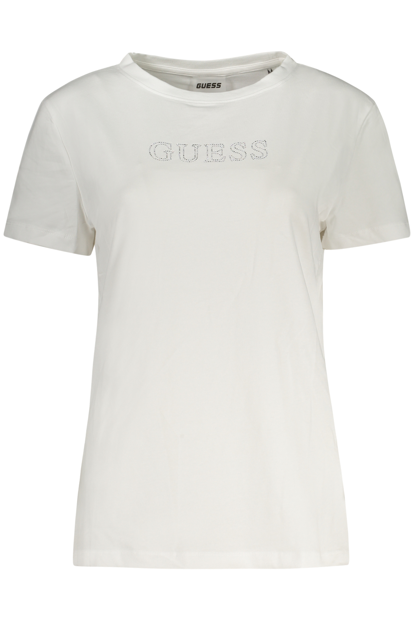 GUESS JEANS SHORT SLEEVE T-SHIRT WOMEN WHITE GUESS JEANS