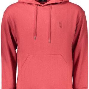 MARINA YACHTING MEN'S RED ZIP-UP SWEATSHIRT MARINA YACHTING