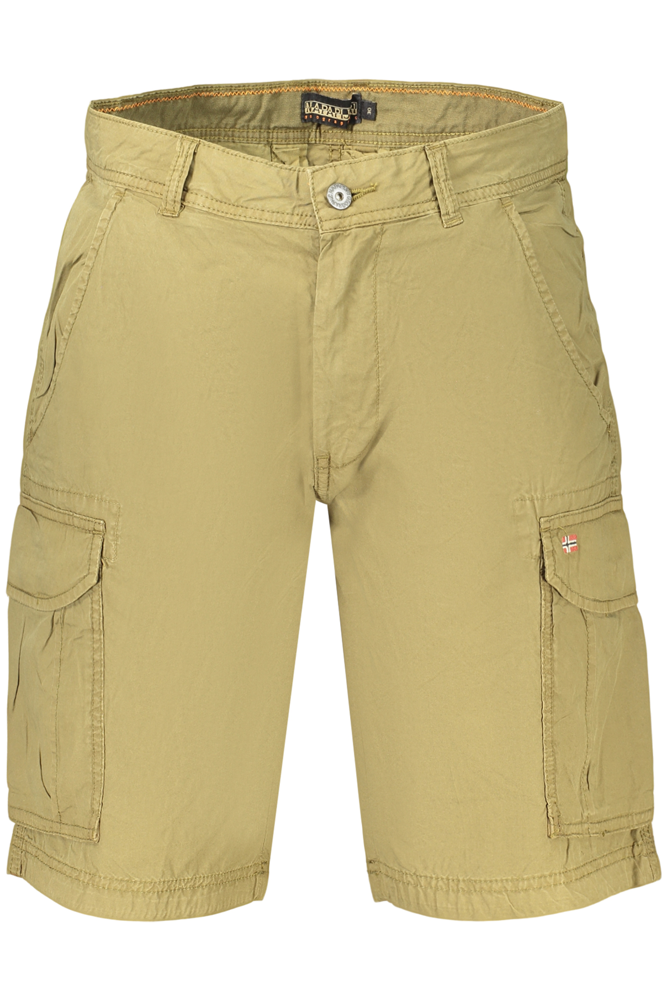 NAPAPIJRI MEN'S GREEN BERMUDA SHORTS NAPAPIJRI