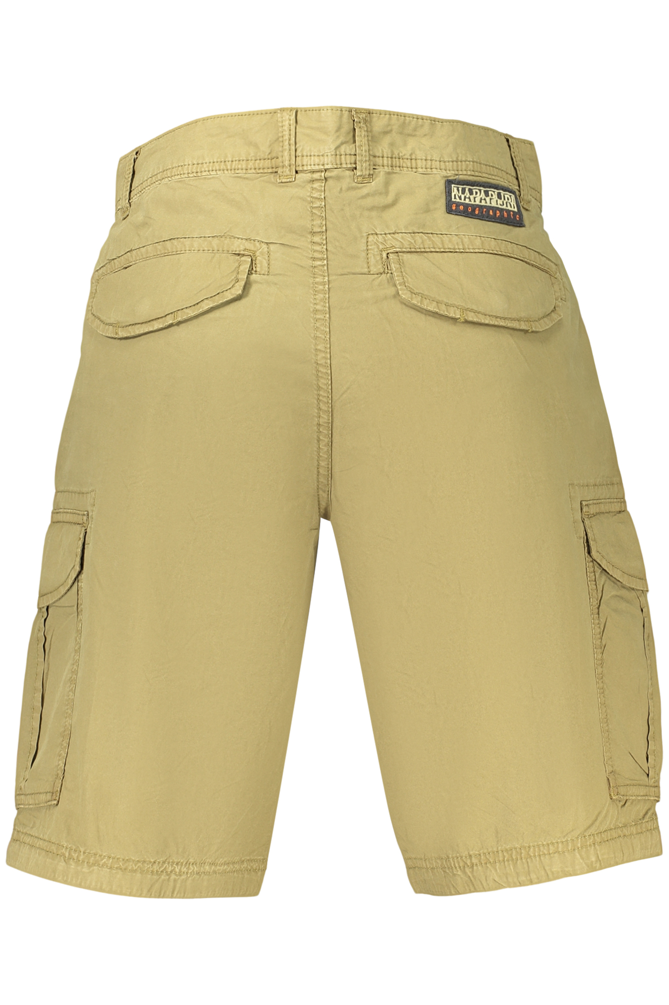 NAPAPIJRI MEN'S GREEN BERMUDA SHORTS - Image 2