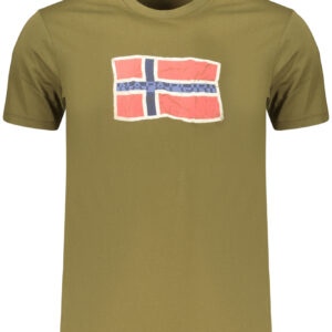NAPAPIJRI MEN'S SHORT-SLEEVED T-SHIRT GREEN NAPAPIJRI