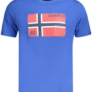 NORWAY 1963 MEN'S SHORT-SLEEVE T-SHIRT BLUE NORWAY 1963