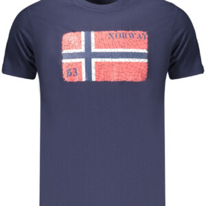 NORWAY 1963 MEN'S SHORT-SLEEVE T-SHIRT BLUE NORWAY 1963