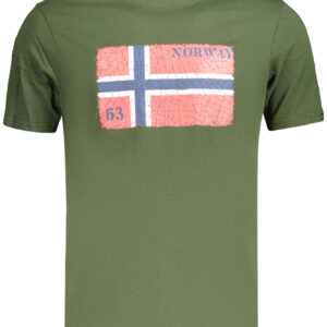NORWAY 1963 MEN'S SHORT-SLEEVED T-SHIRT GREEN NORWAY 1963