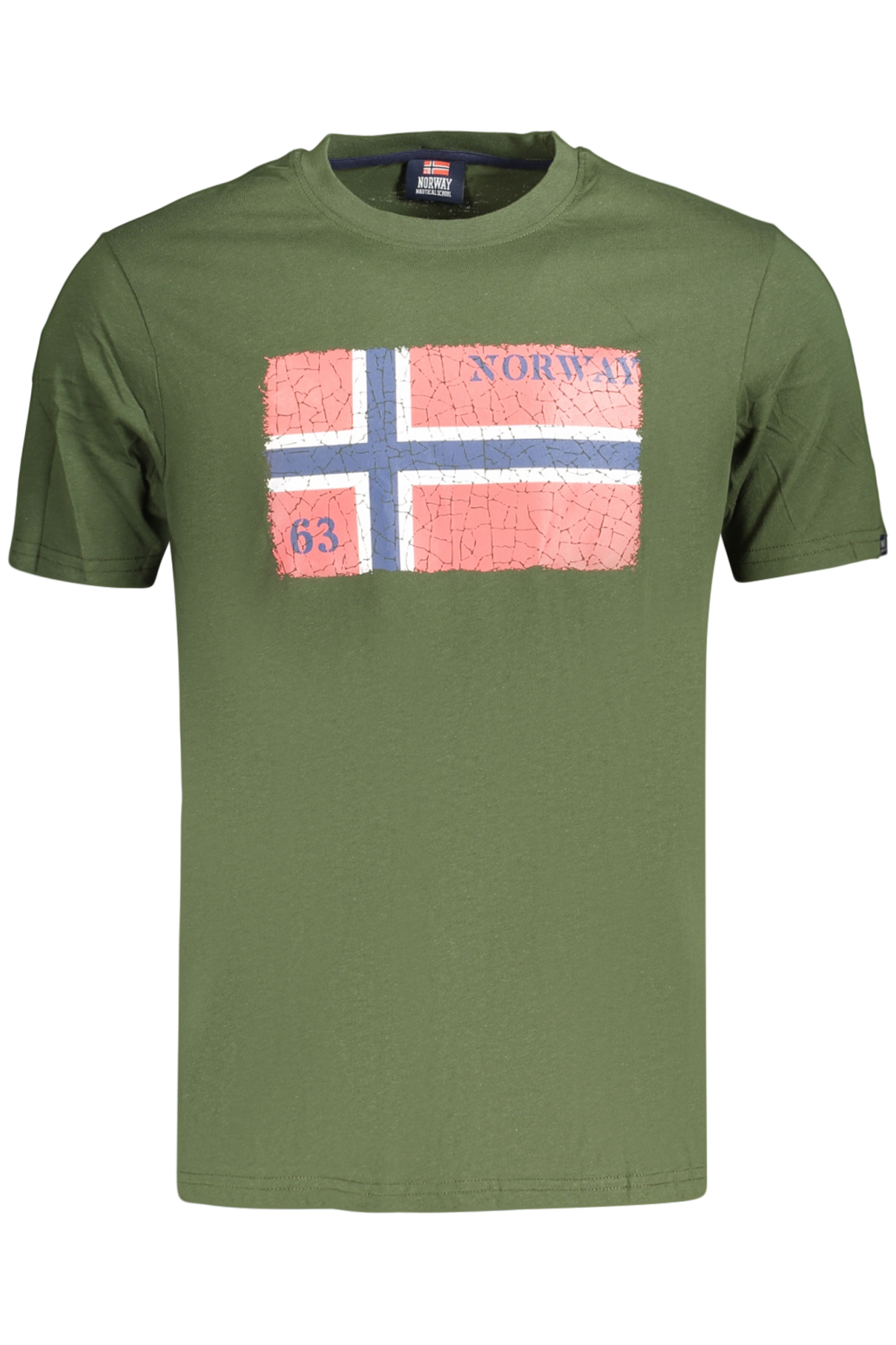 NORWAY 1963 MEN'S SHORT-SLEEVED T-SHIRT GREEN NORWAY 1963