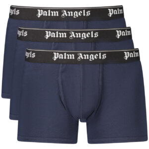 PALM ANGELS MEN'S BLUE BOXER PALM ANGELS