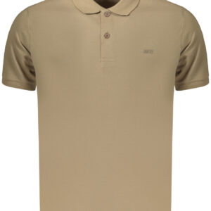 MEN'S BROWN SHORT-SLEEVED RIFLE POLO RIFLE