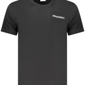 SUPERGA MEN'S SHORT-SLEEVED T-SHIRT BLACK SUPERGA