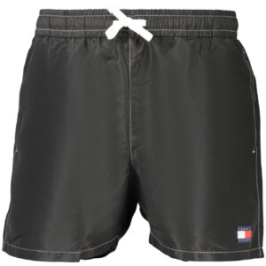 TOMMY HILFIGER MEN'S BLACK BOTTOM SWIMSUIT TOMMY HILFIGER