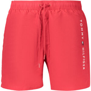 TOMMY HILFIGER MEN'S RED BOTTOM SWIMSUIT TOMMY HILFIGER