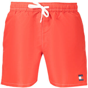 TOMMY HILFIGER MEN'S RED BOTTOM SWIMSUIT TOMMY HILFIGER