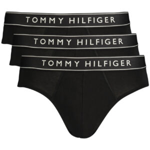 TOMMY HILFIGER MEN'S BLACK BRIEFS TOMMY HILFIGER
