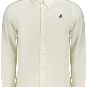 US GRAND MEN'S LONG-SLEEVED WHITE SHIRT U.S. GRAND
