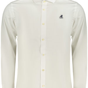 US GRAND MEN'S LONG-SLEEVED WHITE SHIRT U.S. GRAND