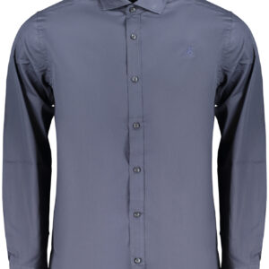 US GRAND MEN'S BLUE LONG-SLEEVED SHIRT U.S. GRAND