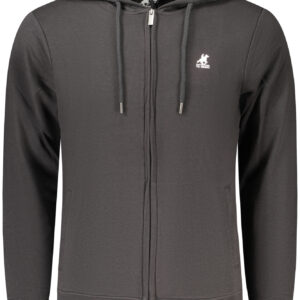 US GRAND MEN'S BLACK ZIP-UP SWEATSHIRT U.S. GRAND