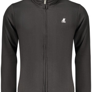 US GRAND MEN'S BLACK ZIP-UP SWEATSHIRT U.S. GRAND