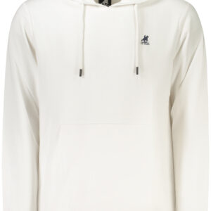 US GRAND MEN'S WHITE ZIP-UP SWEATSHIRT U.S. GRAND