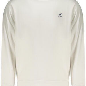 US GRAND MEN'S WHITE ZIP-UP SWEATSHIRT U.S. GRAND