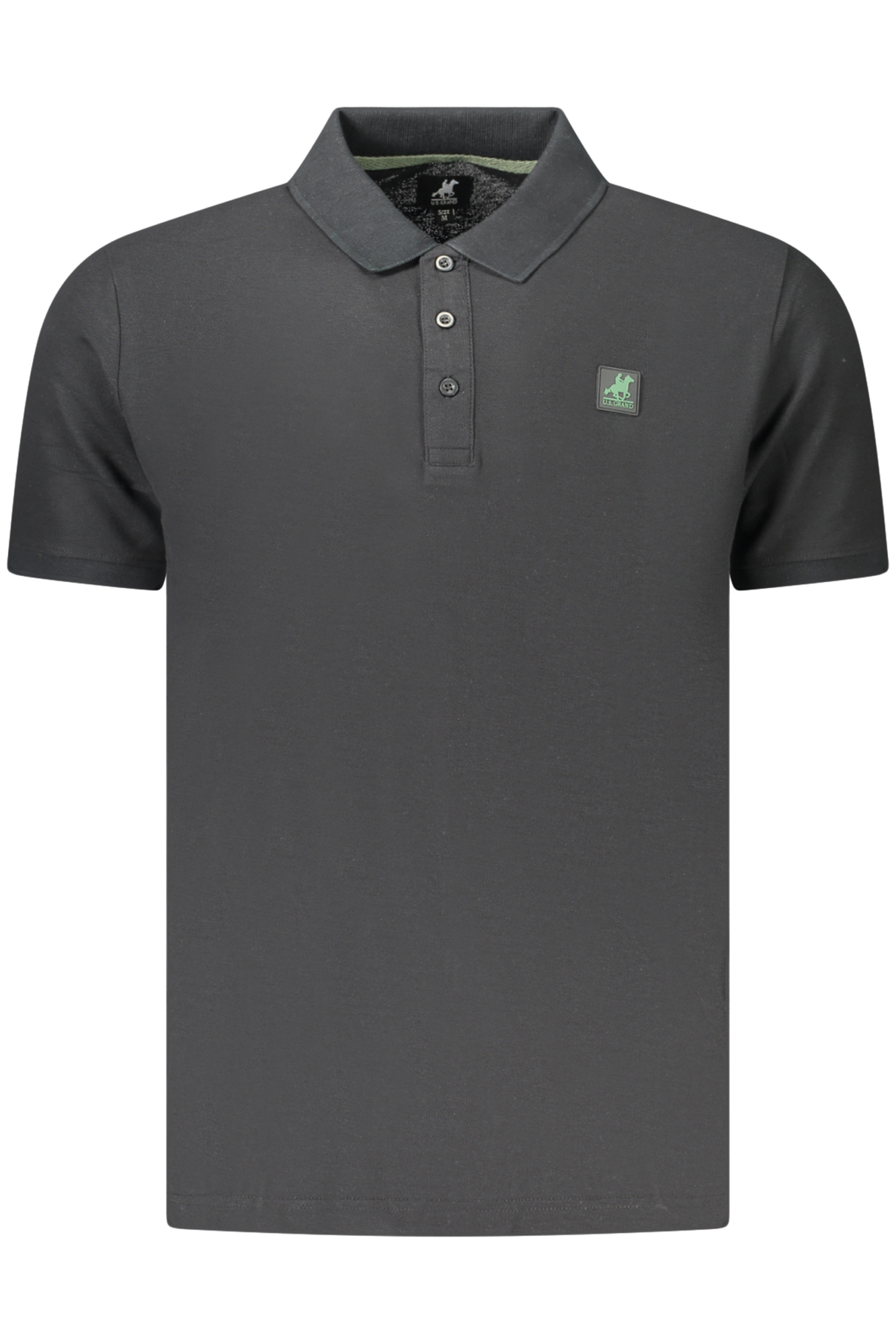 US GRAND POLO SHORT SLEEVE MEN'S BLACK U.S. GRAND