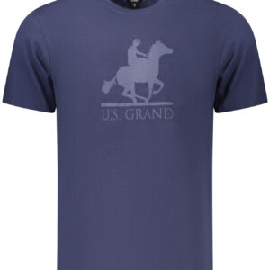 US GRAND MEN'S SHORT-SLEEVE T-SHIRT BLUE U.S. GRAND