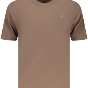 US GRAND MEN'S SHORT-SLEEVE T-SHIRT BROWN U.S. GRAND