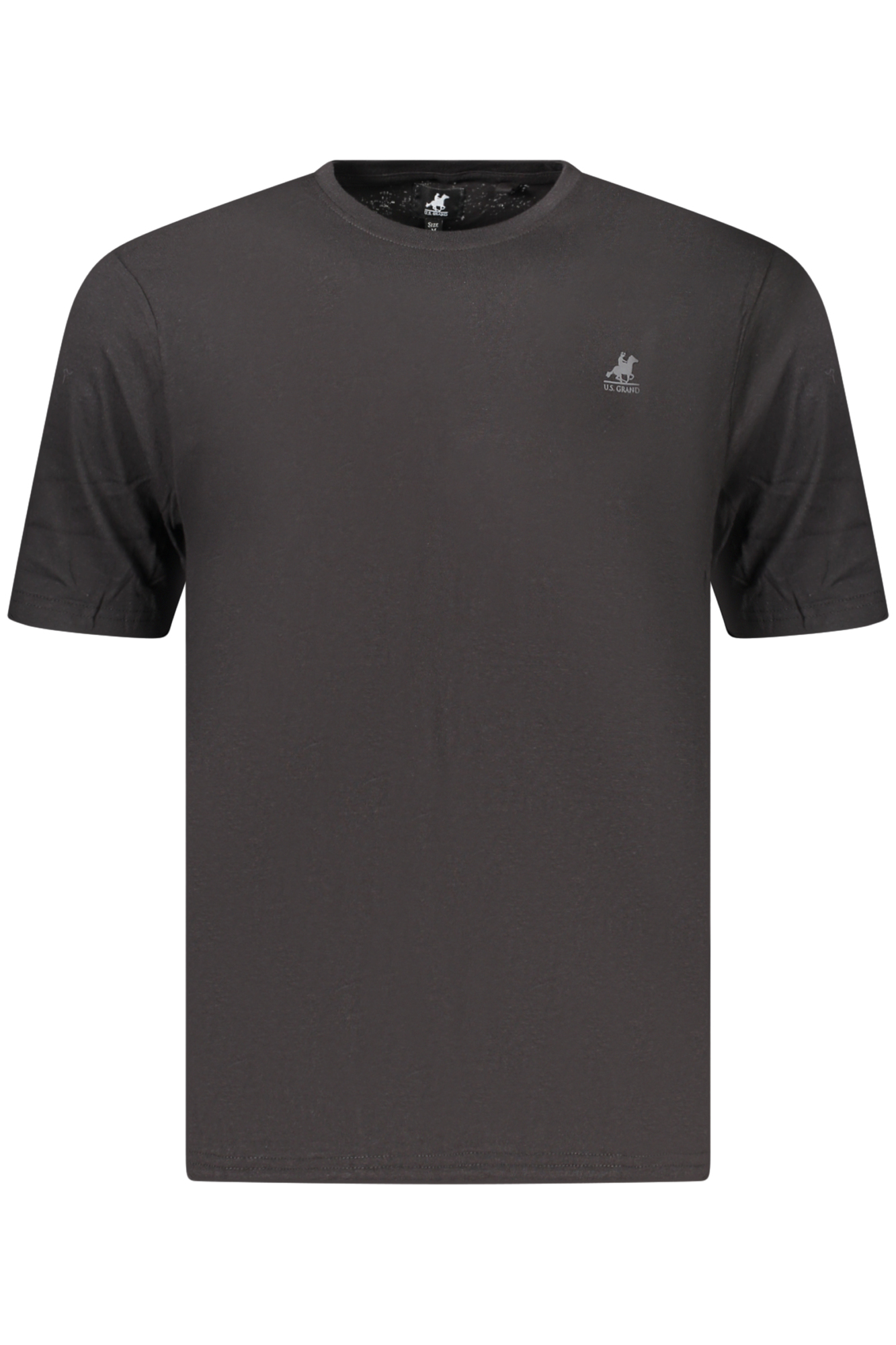 US GRAND MEN'S BLACK SHORT-SLEEVE T-SHIRT U.S. GRAND