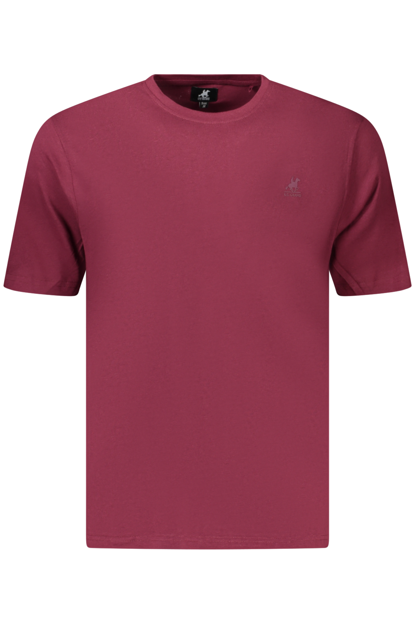 US GRAND MEN'S SHORT-SLEEVED RED T-SHIRT U.S. GRAND