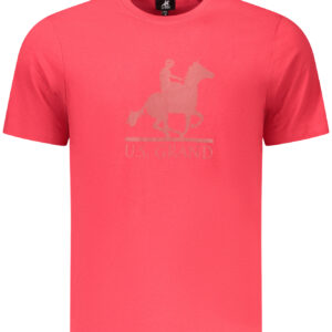 US GRAND MEN'S SHORT-SLEEVED RED T-SHIRT U.S. GRAND