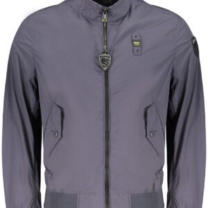 BLAUER APPAREL MEN'S BLUE JACKET BLAUER APPAREL