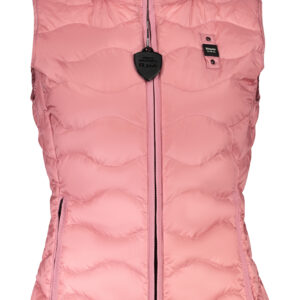 BLAUER APPAREL WOMEN'S PINK SLEEVELESS JACKET BLAUER APPAREL