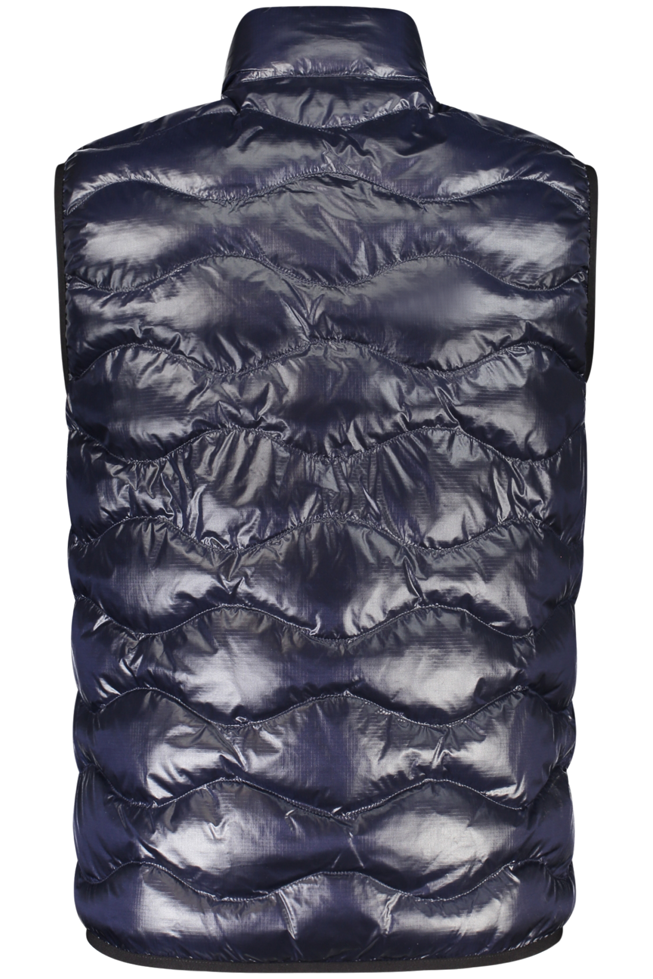 BLAUER APPAREL MEN'S BLUE SLEEVELESS JACKET - Image 2