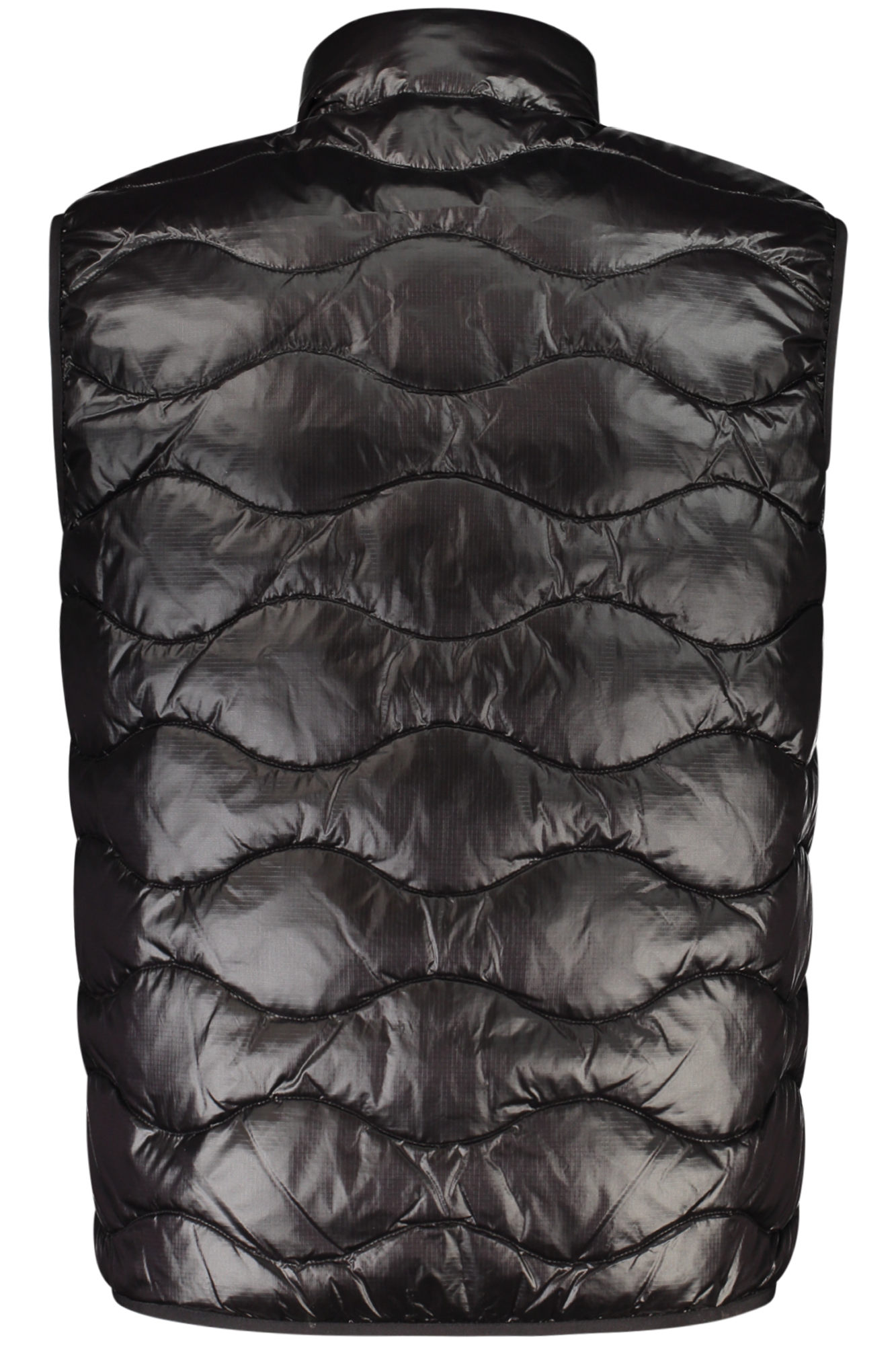 BLAUER APPAREL MEN'S BLACK SLEEVELESS JACKET - Image 2