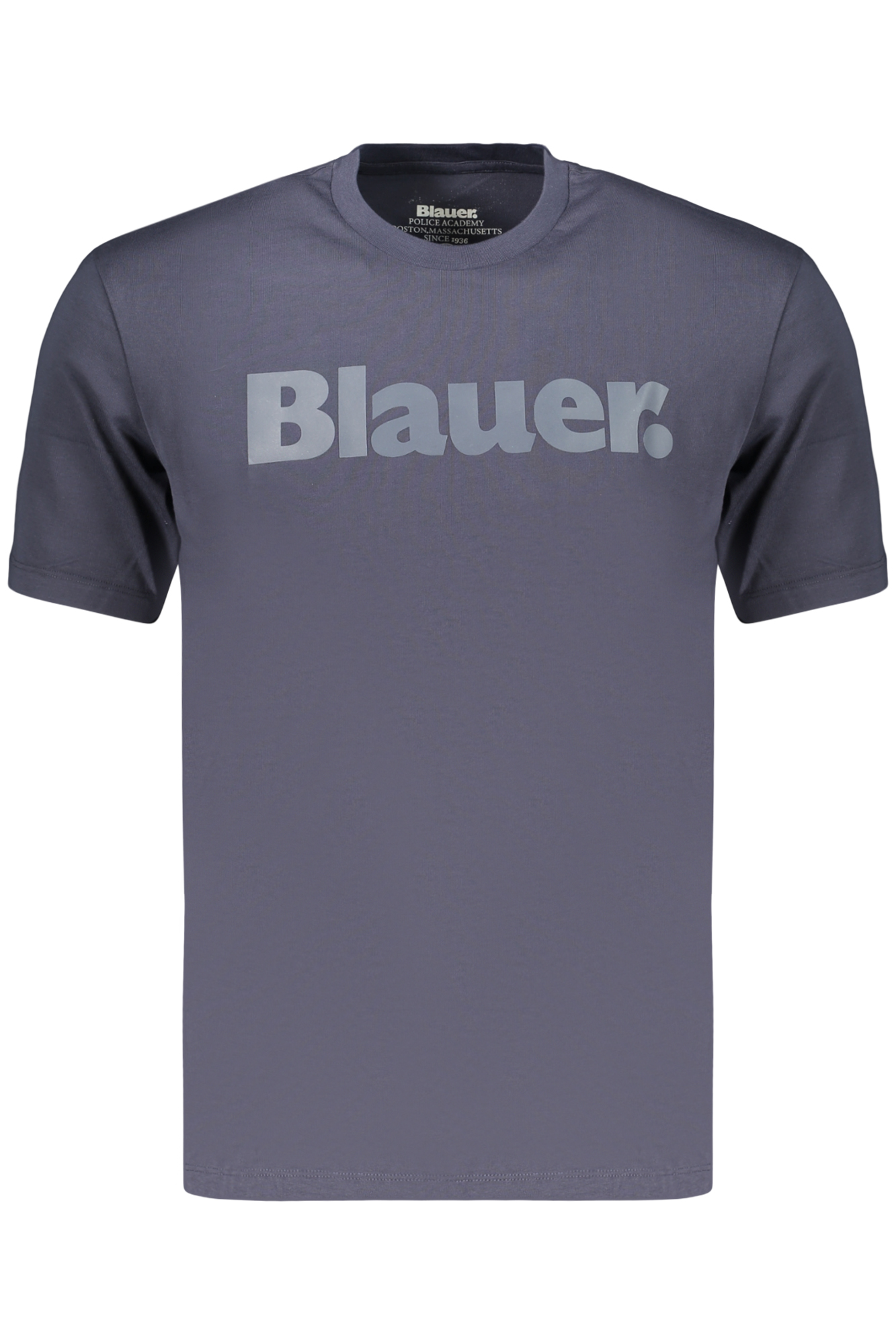 BLAUER APPAREL MEN'S SHORT-SLEEVE T-SHIRT BLUE BLAUER APPAREL